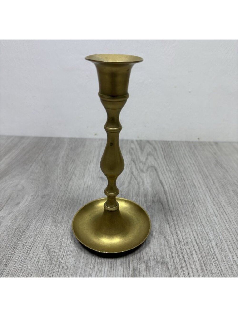 VTG Brass Candlestick Holders 6.75" Tall Holder